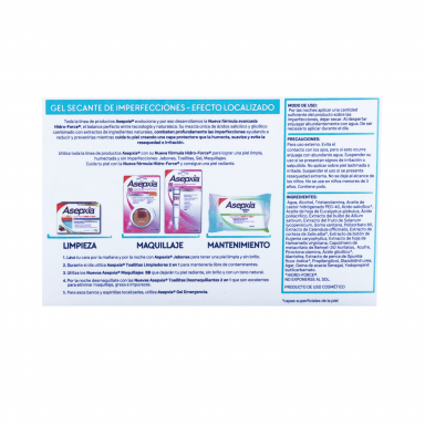 Asepxia gel Spot Emergencia Transparente Tubo 28 g
