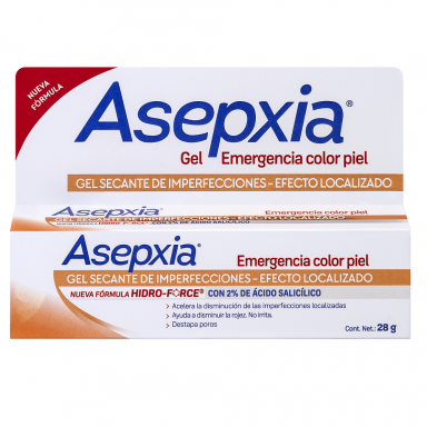 Asepxia gel Spot Emergencia Color Piel Tubo 28 g