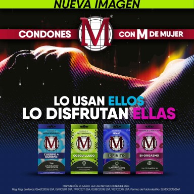 Condón M Bi-Orgasmo M Force & Multi-O 3 Preservativos 