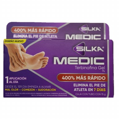 Silkamedic Gel Antimicótico Pie Atleta 15 g