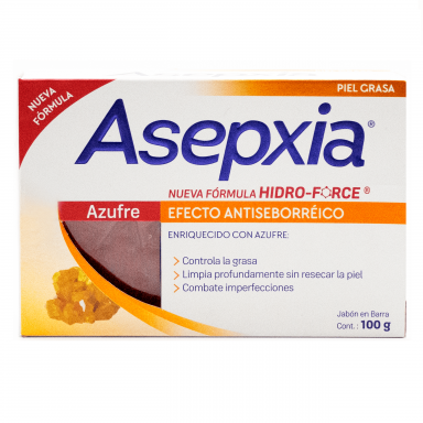 Asepxia Jabón Azufre Piel grasa 100 g