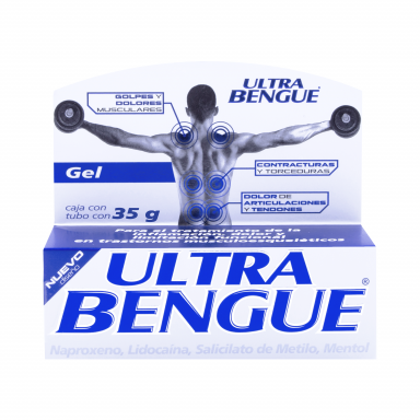 Ultra Bengue Gel Antiinflamatorio Lidocaina 35 g 