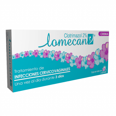 Lomecan V Crema Antimicótico Infecciones Vaginales 20 g