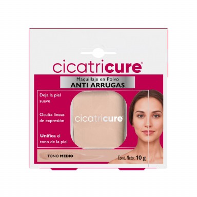Cicatricure Maquillaje Polvo Tono Medio 10 g