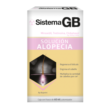 Sistema GB Solución alopecia combate calvicie 60 ml