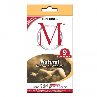 Condón M Natural 9 Condones