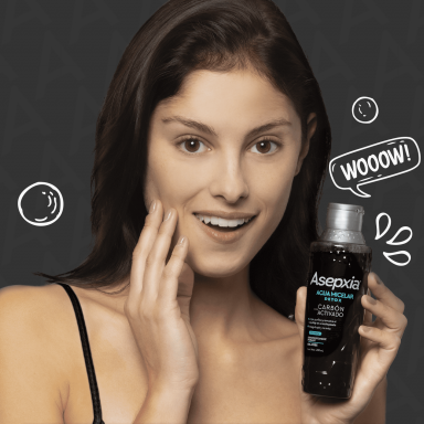 Asepxia Agua Micelar Detox Carbón Remueve Maquillaje 200 ml