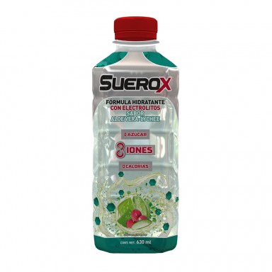 Suerox Bebida Hidratante Aloe Vera Lychee 630 ml 