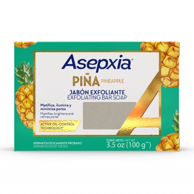 Asepxia Jabón Exfoliante Piña 100 g