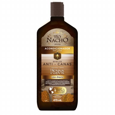 Tío Nacho Acondicionador Henna Egipcia Efecto Anti Canas 415 ml 