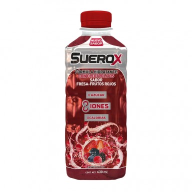 Suerox Bebida Hidratante Fresa Frutos Rojos 630 ml 