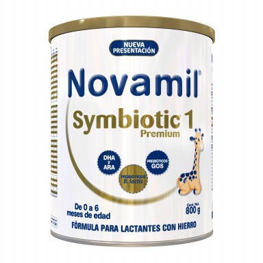 Novamil® Symbiotic Premium® 1 Fórmula de Etapa 1 de 0 a 6 meses de edad, 800 g