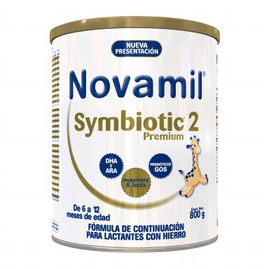 Novamil® Symbiotic Premium® 2 Fórmula de Etapa 2 de 6 a 12 meses de edad, 800 g