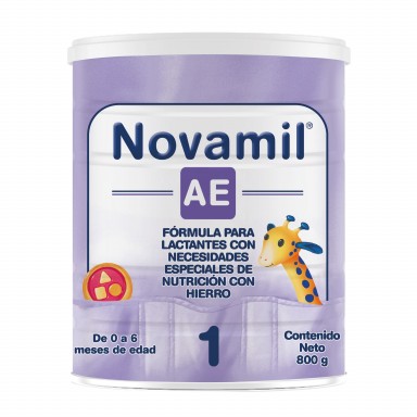 Novamil AE 1 Fórmula Etapa 1 de 0 a 6 meses de edad, 800 g