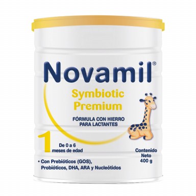 Novamil Symbiotic 1 Fórmula de Etapa 1 de 0 a 6 meses de edad, 400 g