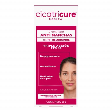 Cicatricure Antimanchas Crema Facial Triple Acción 50 g