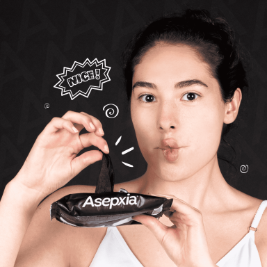 Asepxia Carbón Détox Toallitas 25 Piezas