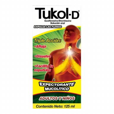 Solución Oral Tukol-D Expectorante 125 Ml