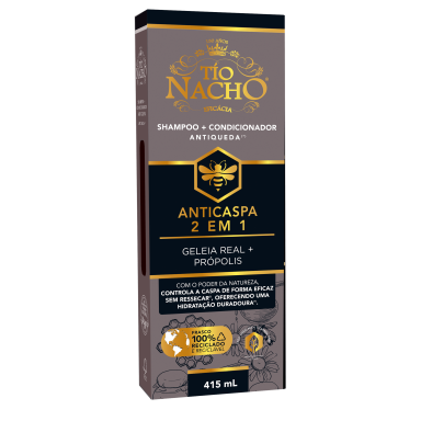 Tio Nacho Shampoo Anticaspa 2 em 1 415ml