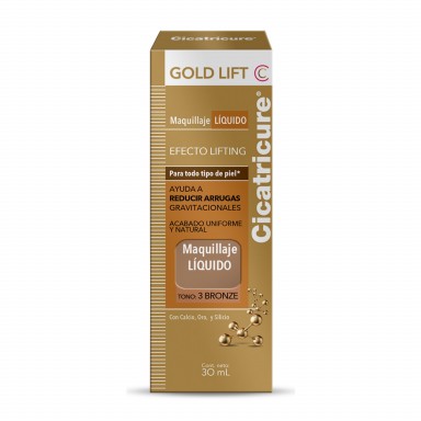 Cica Gold Lift Maquillaje Liquido Bronze 30 ml