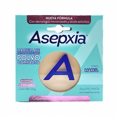 Asepxia BB Maquillaje Polvo Marfil 10 g