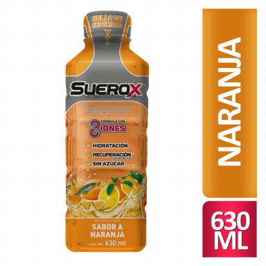 Suerox Bebida Hidratante Naranja 630 ml
