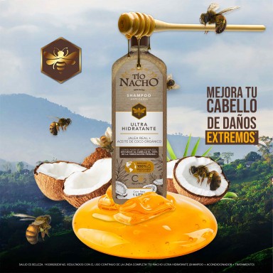 Tío Nacho Shampoo Ultrahidratante Coco  1 L