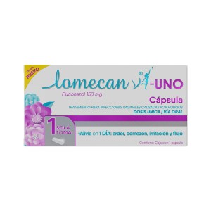 Lomecan V-UNO 1 Cápsula 150MG