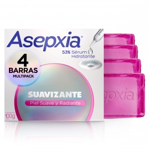 Asepxia Jabón Suavizante Cuidado cara y cuerpo 4 Pack