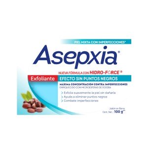 Asepxia Jabón Exfoliante Puntos Negros 100 g