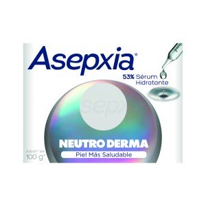 Asepxia Jabón Neutro Derma Cuidado cara y cuerpo 100 G