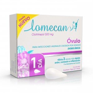 Lomecan V 1 Óvulo 500mg