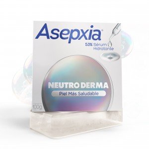 Asepxia Jabón Neutro Derma Cuidado cara y cuerpo 100 G