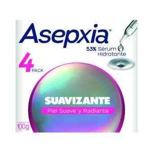 Asepxia Jabón Suavizante Cuidado cara y cuerpo 4 Pack