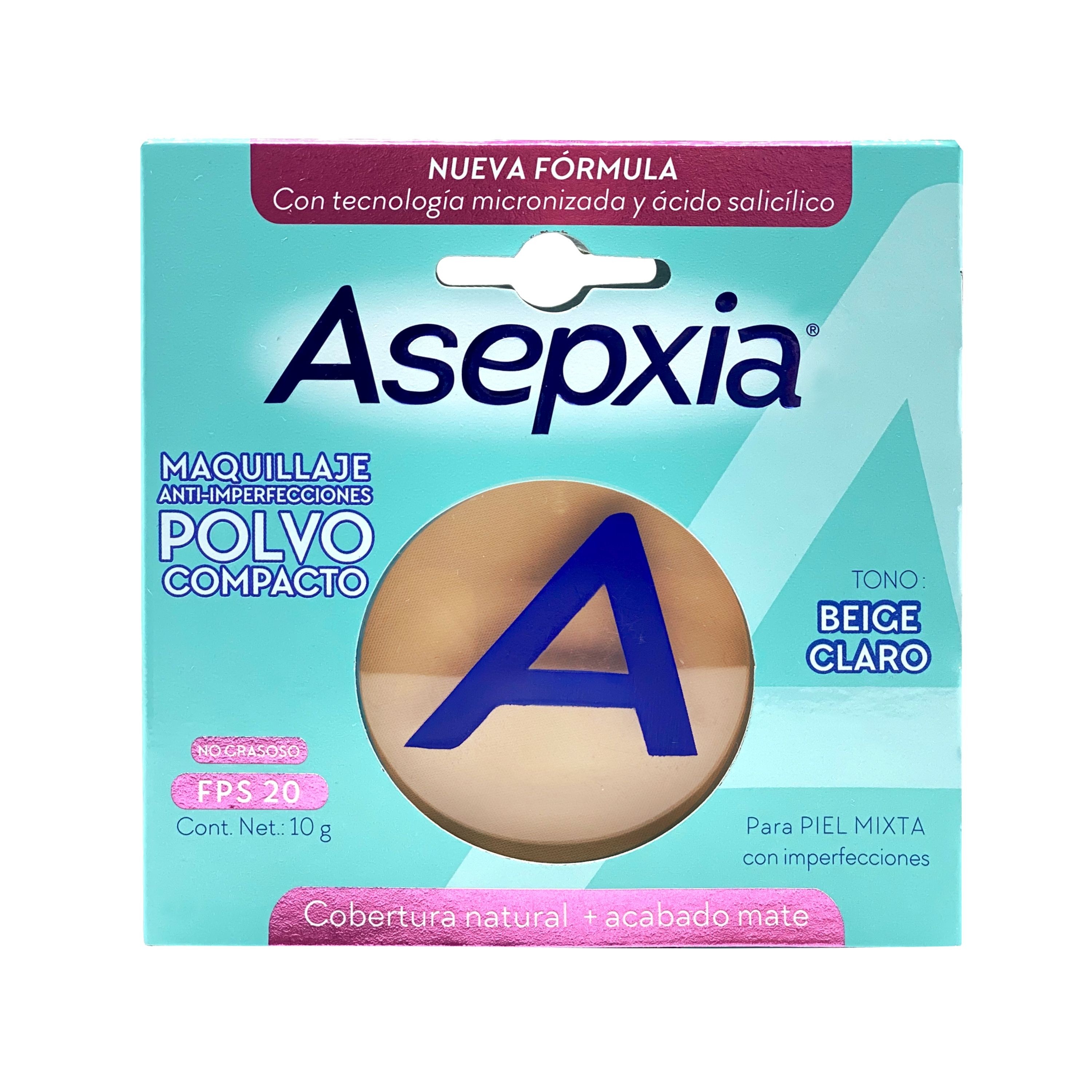 Asepxia BB Maquillaje Polvo Beige Claro 10 g