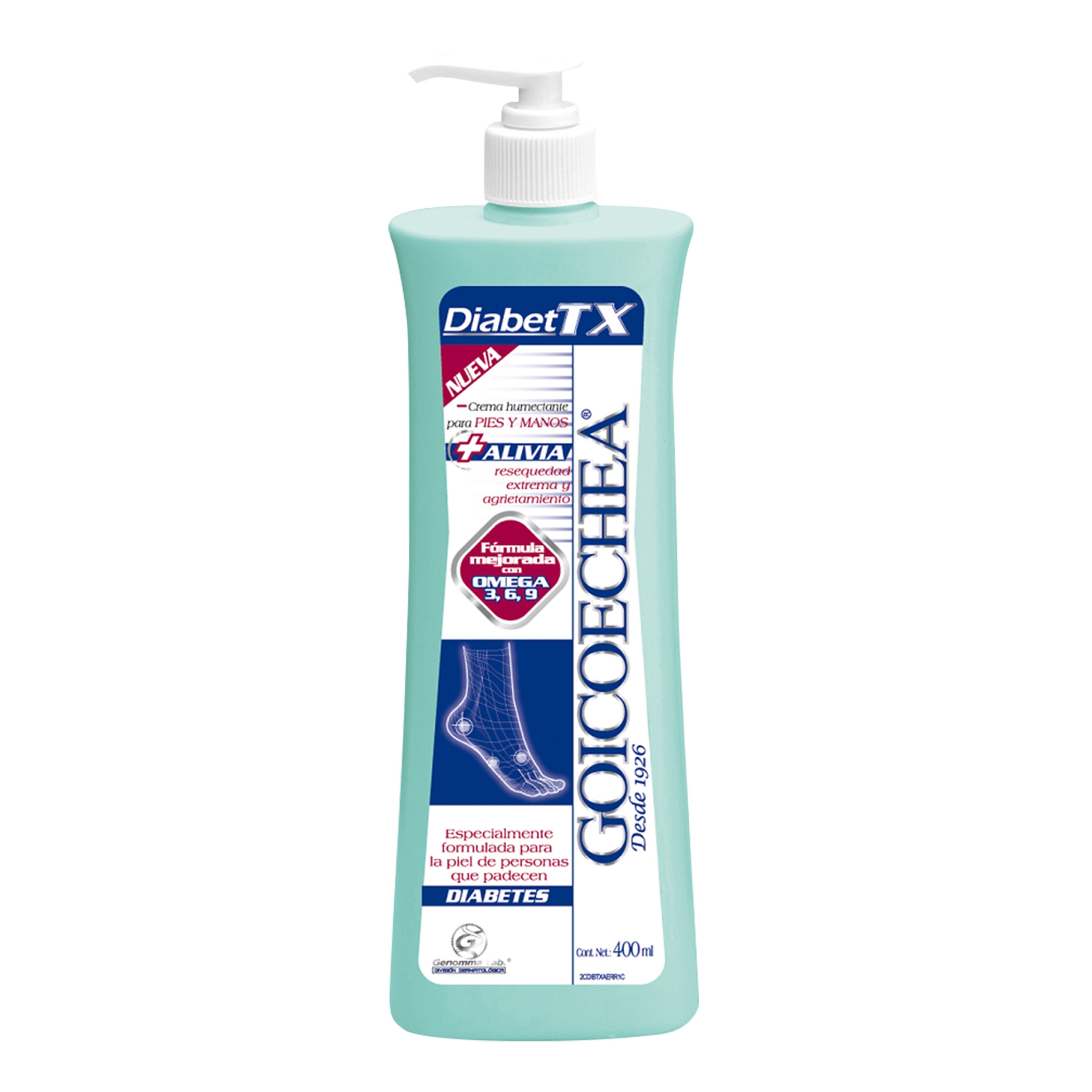 DiabetTX Crema Hidratante 400 ml