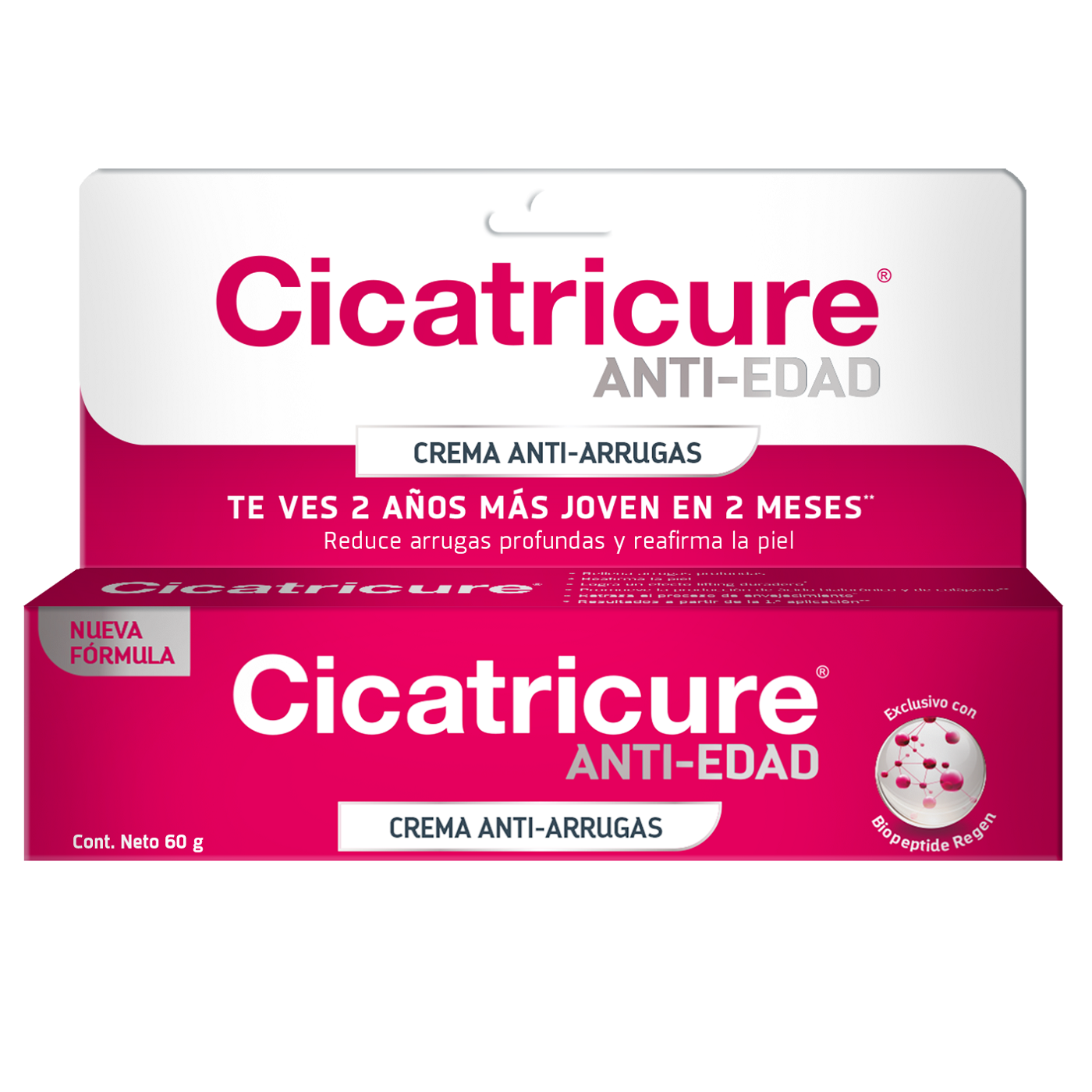 Crema Antiedad y Antiarrugas Tubo 60 g