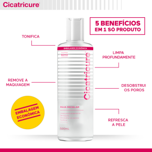 Cicatricure Água Micelar 380 ml