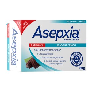 Asepxia Sabonete em Barra Esfoliante 80g