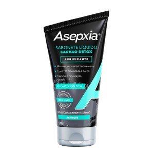 Asepxia Sabonete Líquido Carvão Detox 150ml